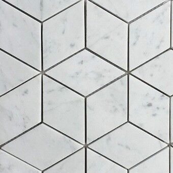 Carrara Cube Mosaic Tiles - Mosaic Tiles - Sydney Tile Gallery