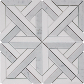 Carrara Parquet Mosaic Tiles - Mosaic Tiles - Sydney Tile Gallery