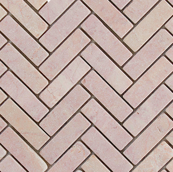 Musk Pink Tumbled Mosaic Tiles - Mosaic Tiles - Sydney Tile Gallery