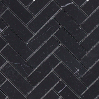 Nero Marquina Marble Mosaic Tiles - Mosaic Tiles - Sydney Tile Gallery